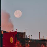 Ja täysikuu laskee - Kuva Jukka Ranta