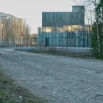 Näkymä metroasemalle puiden kaadon jälkeen - Kuva Jukka Ranta