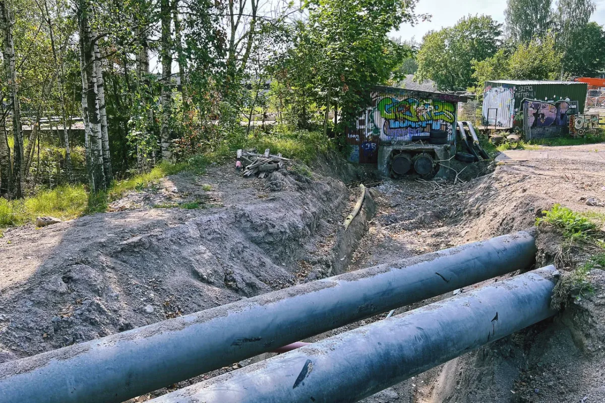 Näkymä puhdistamon alueelle - Kuva Jukka Ranta