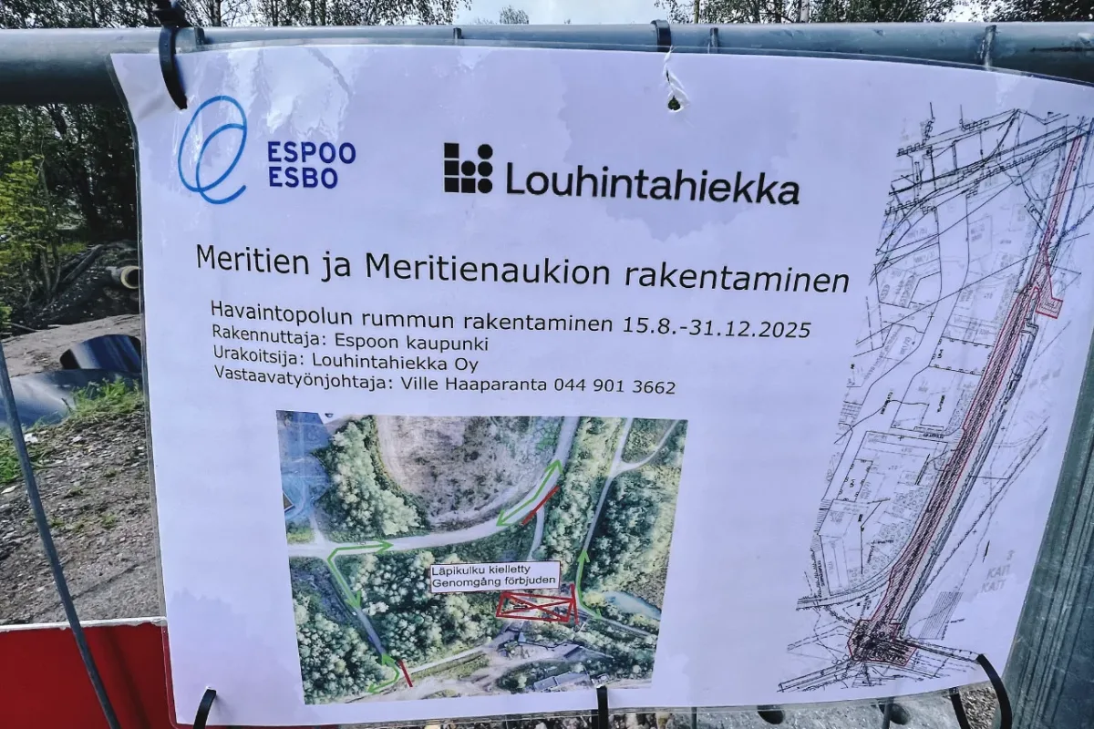 Tietoa rakentamisesta - Kuva Jukka Ranta