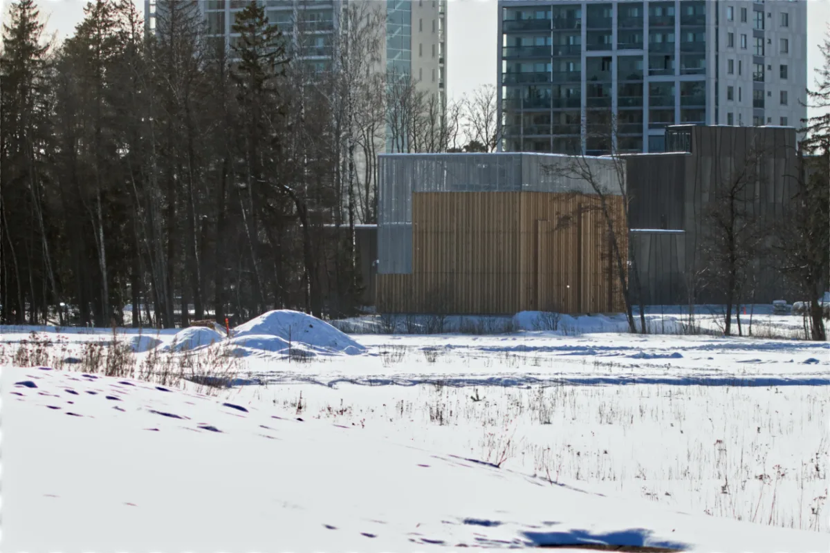 Tulevan Finnoon keskuksen aluetta – Kuva Jukka Ranta Tulevan Finnoon keskuksen aluetta - Kuva Jukka Ranta