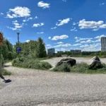 Näkymä lloka-autojen parkkiin - Kuva Jukka Ranta