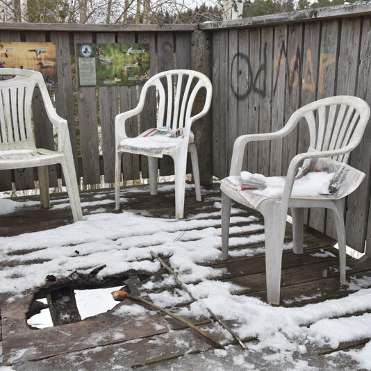 Makkaranpaiston jälkiä - Kuva: Tommi Heinonen