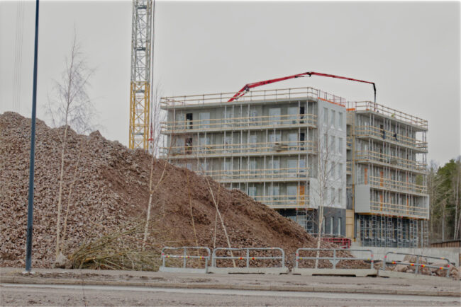 Näkymä entiselle bussivarikolle - Kuva Jukka Ranta