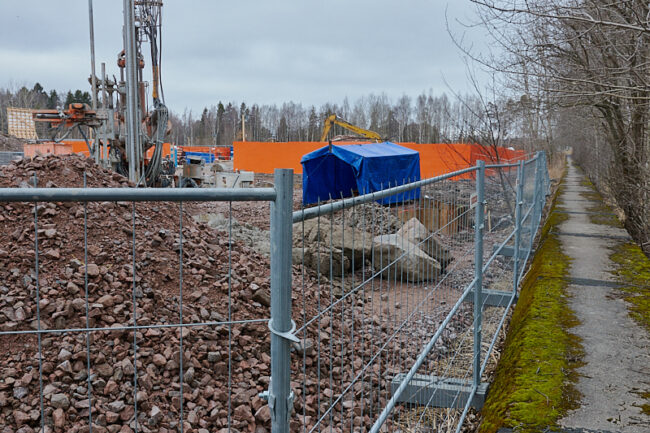 mt-kuilu-tmaki_4202t_jukkar Näkymä hissikuilun työmaalle - Kuva: Jukka Ranta