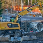 Täyttömäen poistoa - Kuva: Jukka Ranta